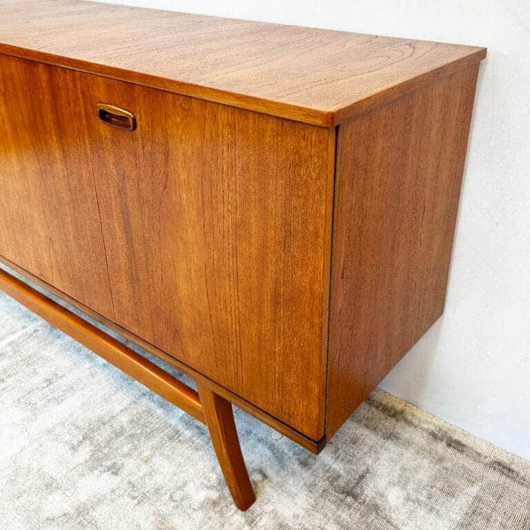 Mid Century Teak Sideboard with Concertina Doors