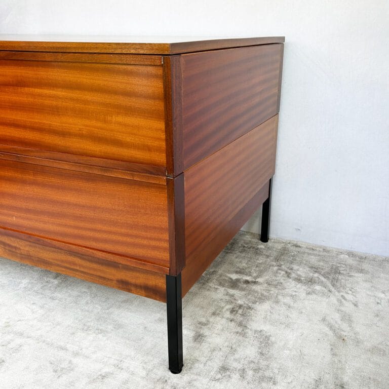 Mid Century Teak Plan Chest / Architects Drawers by Abbess