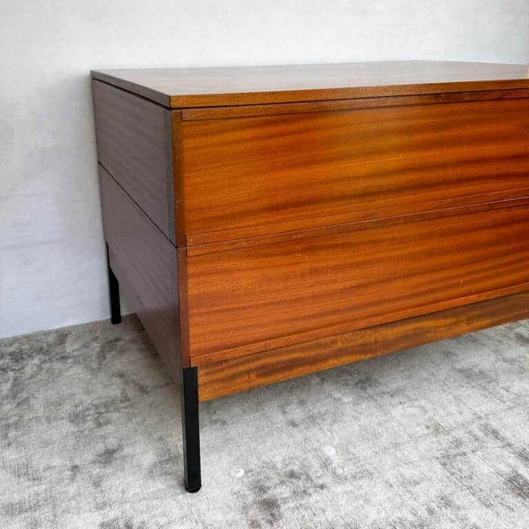 Mid Century Teak Plan Chest / Architects Drawers by Abbess