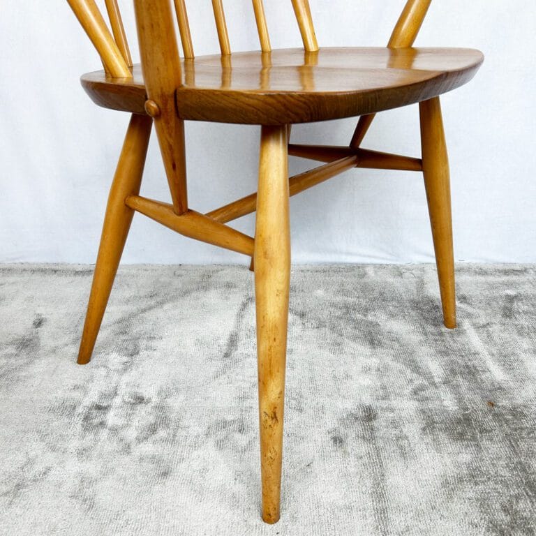 Pair of Vintage Ercol Windsor Carver Chairs - Model 370A