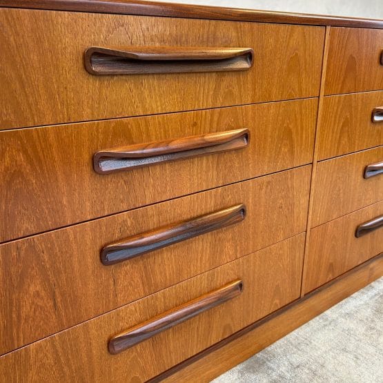Mid Century G-Plan Fresco Double Bank of Drawers
