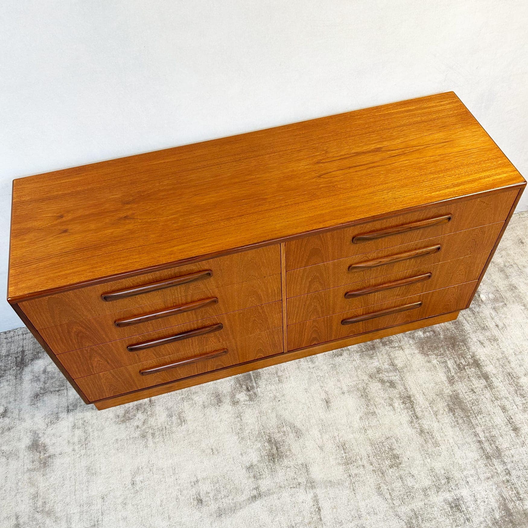Mid Century G-Plan Fresco Double Bank of Drawers