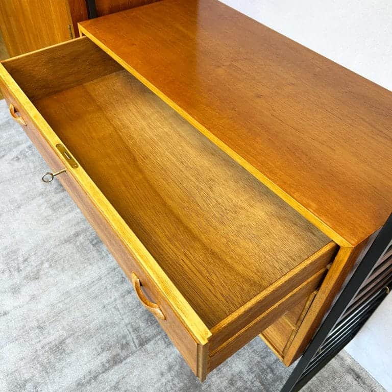 Ladderax Modular Bedroom / Wardrobe Unit by Staples - 2 Bays