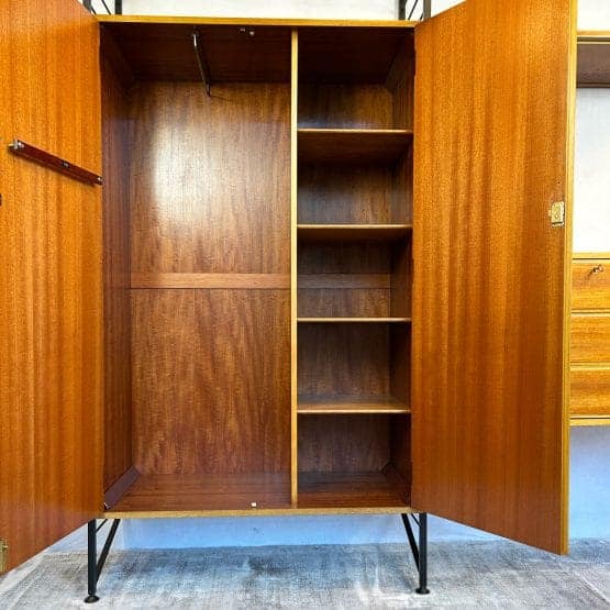 Ladderax Modular Bedroom / Wardrobe Unit by Staples - 2 Bays