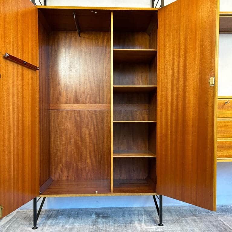 Ladderax Modular Bedroom / Wardrobe Unit by Staples - 2 Bays