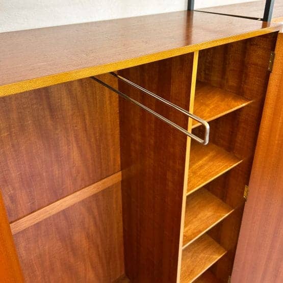 Ladderax Modular Bedroom / Wardrobe Unit by Staples - 2 Bays