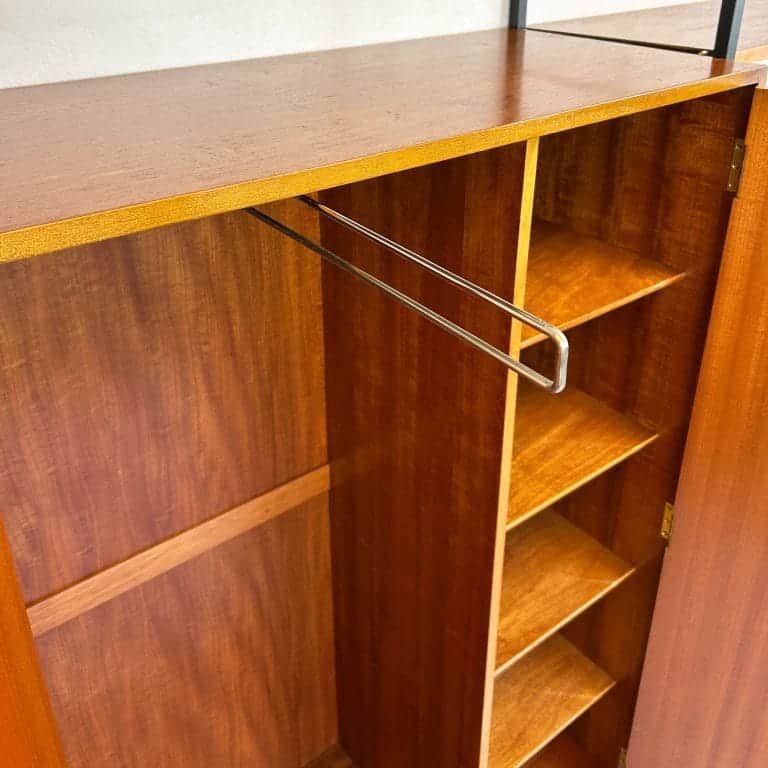Ladderax Modular Bedroom / Wardrobe Unit by Staples - 2 Bays