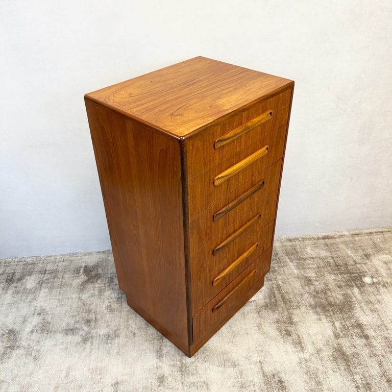 Mid Century G Plan Fresco Tallboy Chest of Drawers