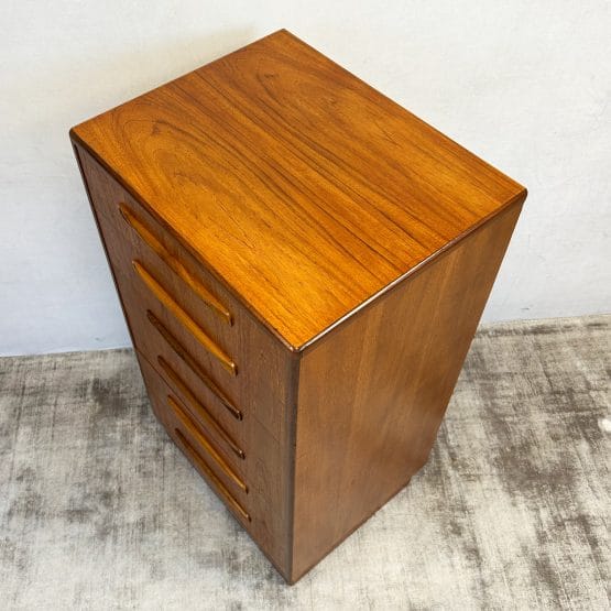 Mid Century G Plan Fresco Tallboy Chest of Drawers