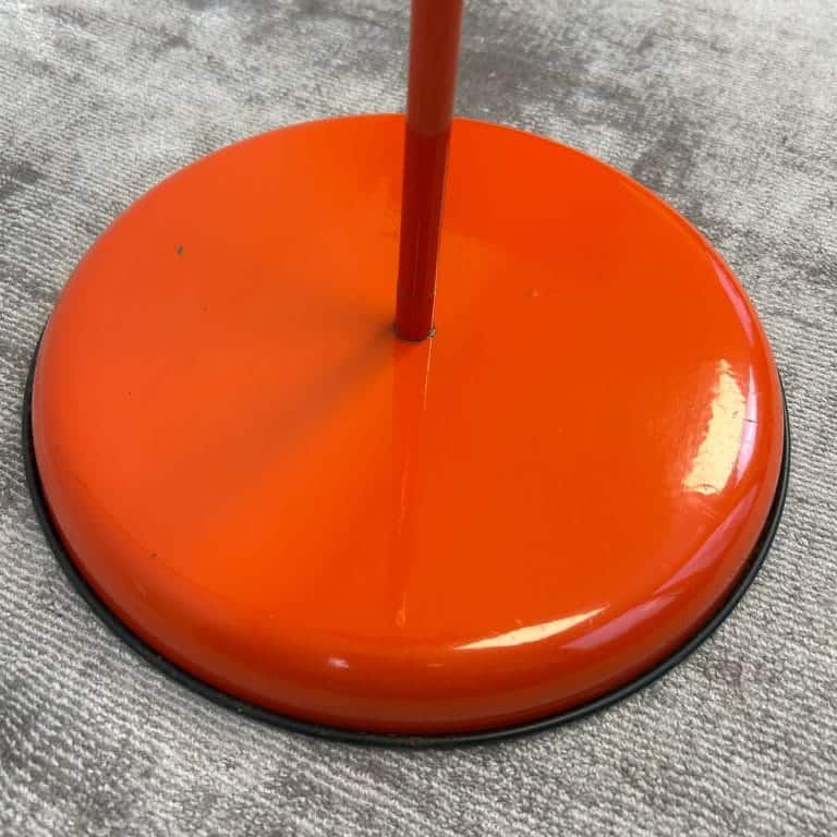 Mid Century Red Space Age Floor Lamp