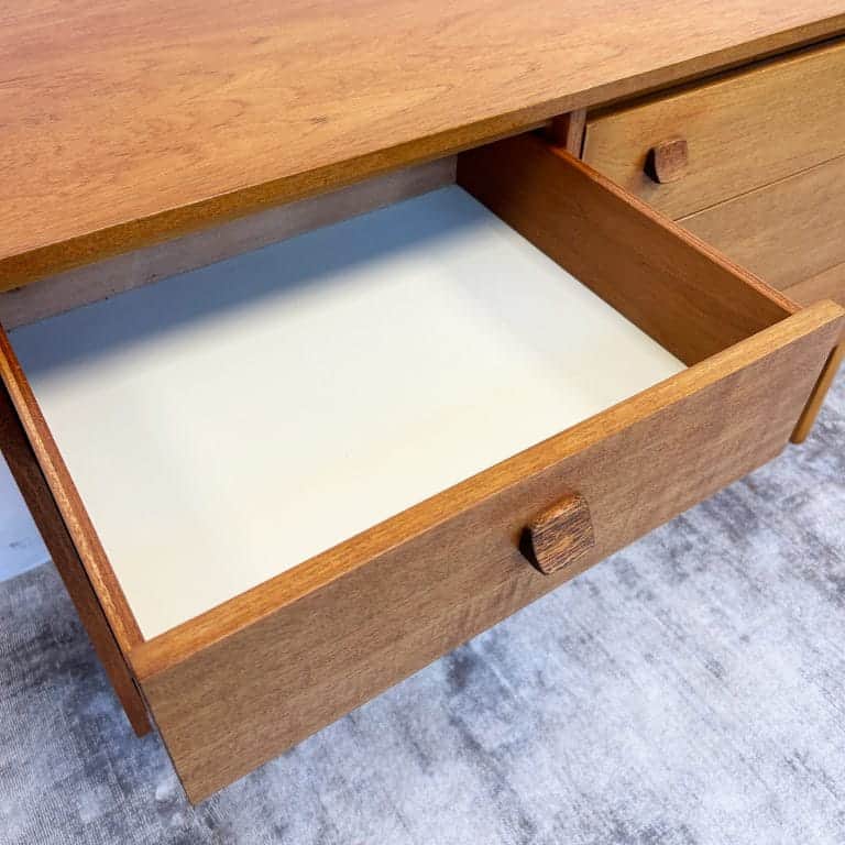 Mid Century Oak Sideboard / Bank of Drawers