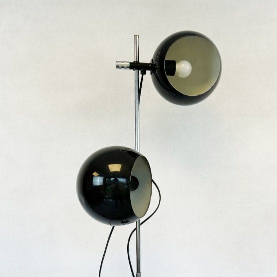 Mid Century Double Eyeball Floor Lamp