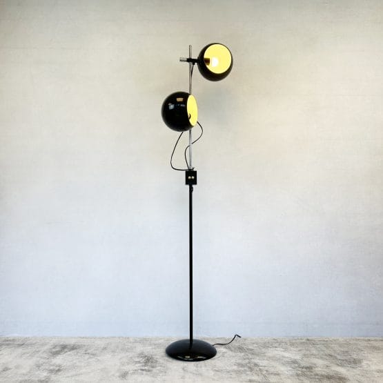 Mid Century Double Eyeball Floor Lamp