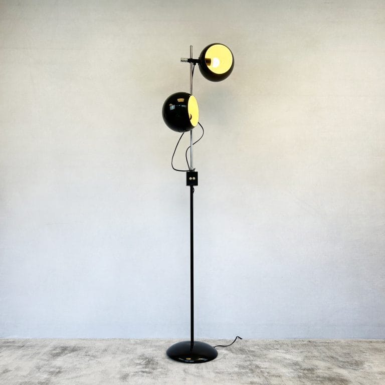 Mid Century Double Eyeball Floor Lamp