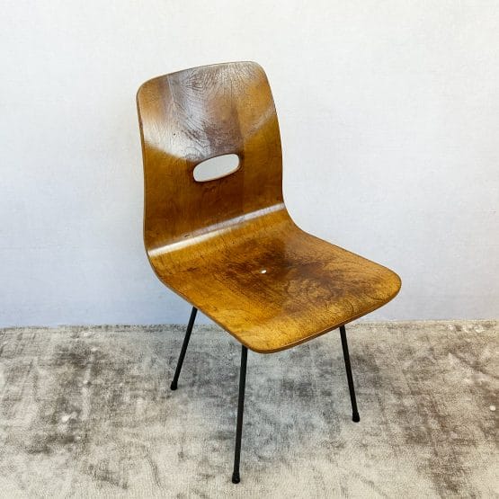 Set of Four Mid Century Robin Day Q-Rod Dining Chairs