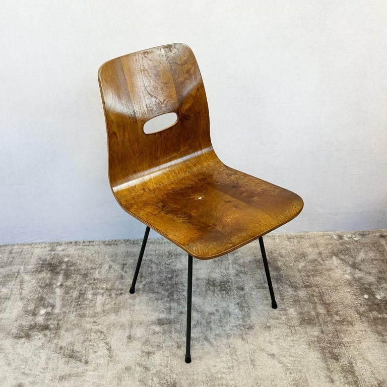 Set of Four Mid Century Robin Day Q-Rod Dining Chairs