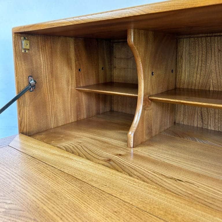 Mid Century Ercol Windsor Elm Drinks Cabinet