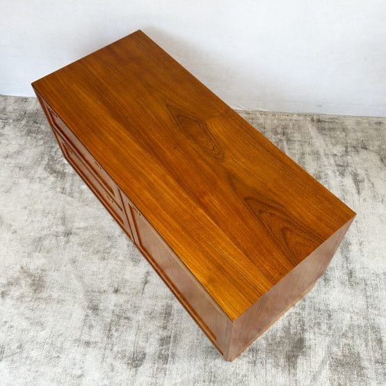 Danish Modern Teak Compact Sideboard / Media Unit
