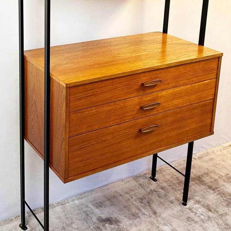 Mid Century Avalon Teak Modular Shelving Unit