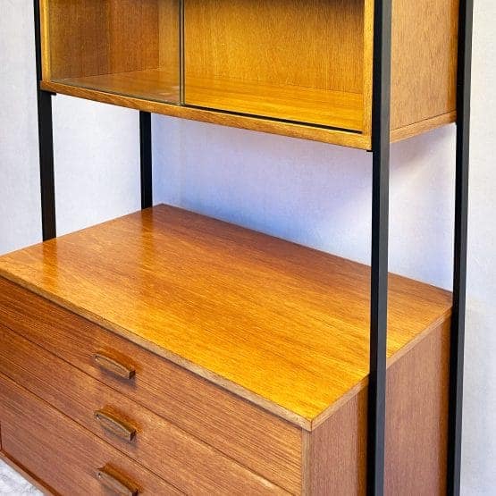 Mid Century Avalon Teak Modular Shelving Unit