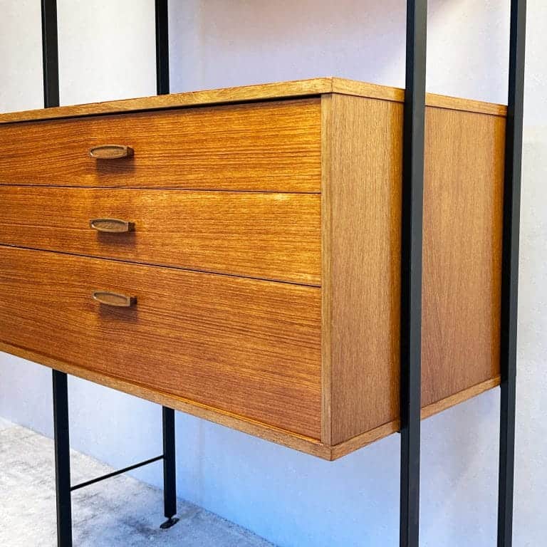 Mid Century Avalon Teak Modular Shelving Unit