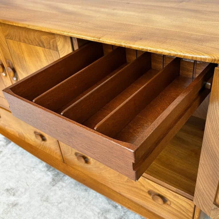 Mid Century Ercol Windsor Elm Sideboard