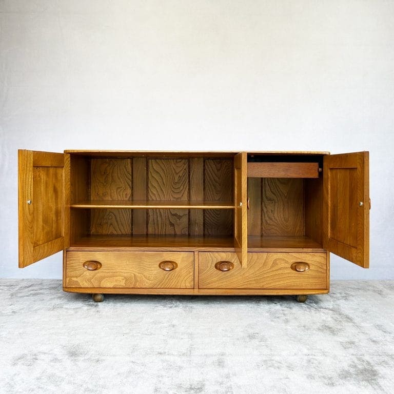 Mid Century Ercol Windsor Elm Sideboard