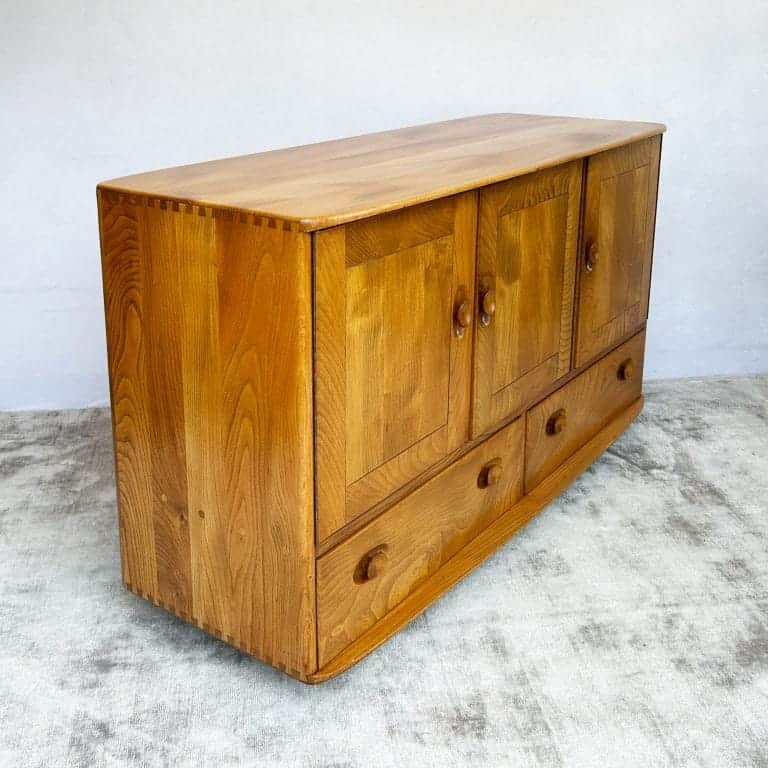 Mid Century Ercol Windsor Elm Sideboard