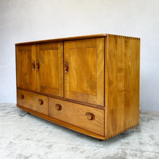 Mid Century Ercol Windsor Elm Sideboard