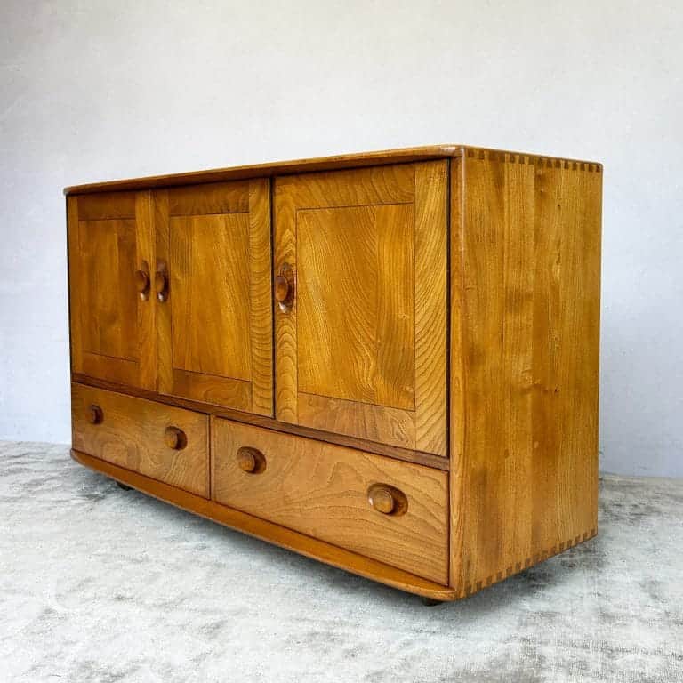 Mid Century Ercol Windsor Elm Sideboard