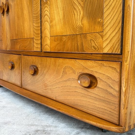 Mid Century Ercol Windsor Elm Sideboard