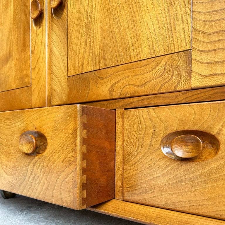 Mid Century Ercol Windsor Elm Sideboard