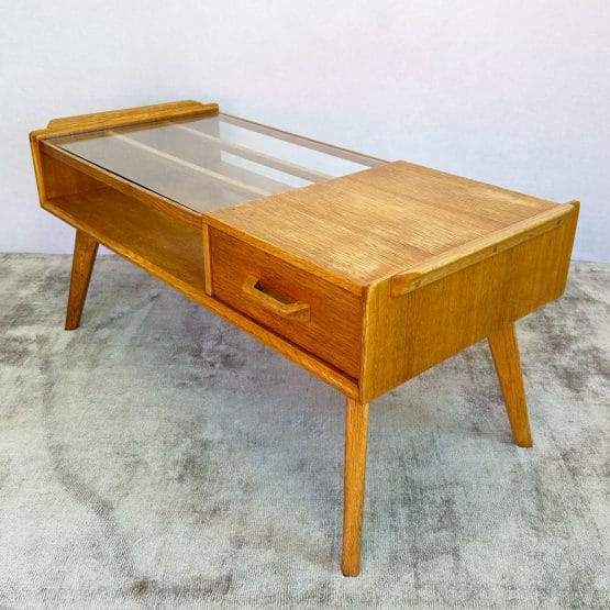 Mid Century G Plan Oak Brandon Cocktail Coffee Table