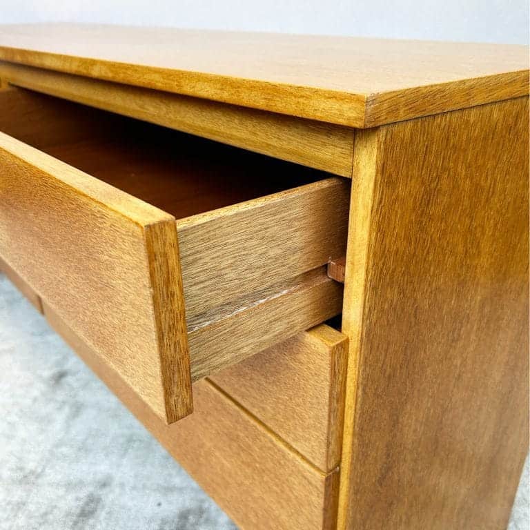 Mid Century Oak Double Bank of Draws by Meredew