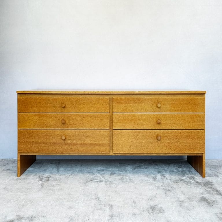 Mid Century Oak Double Bank of Draws by Meredew