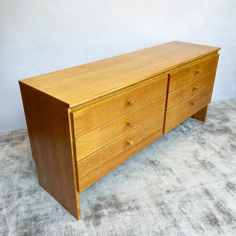 Mid Century Oak Double Bank of Draws by Meredew