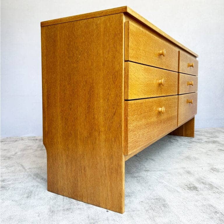 Mid Century Oak Double Bank of Draws by Meredew