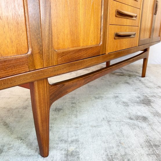 Mid Century Teak G-Plan Fresco Large Sideboard By Victor Wilkins