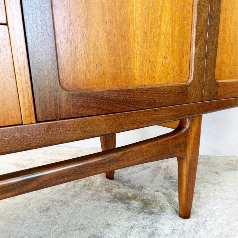 Mid Century Teak G-Plan Fresco Large Sideboard By Victor Wilkins
