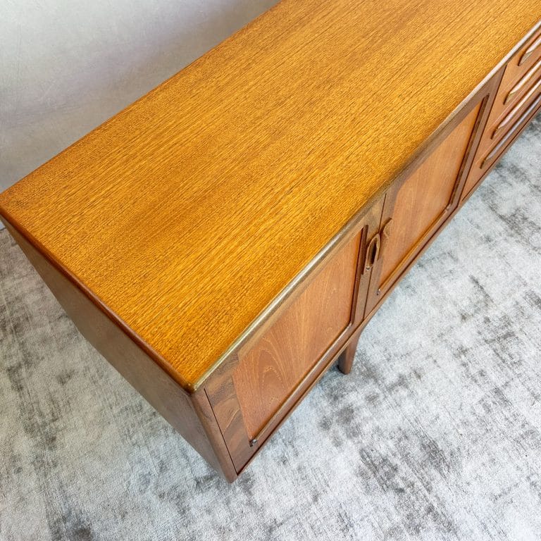 Mid Century Teak G-Plan Fresco Large Sideboard By Victor Wilkins