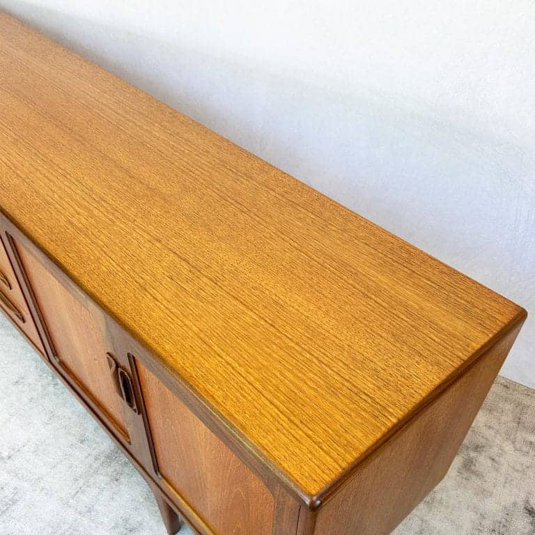 Mid Century Teak G-Plan Fresco Large Sideboard By Victor Wilkins