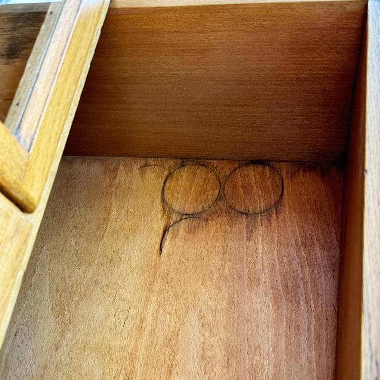 Large Vintage Oak Haberdashery Unit / Bank of Drawers