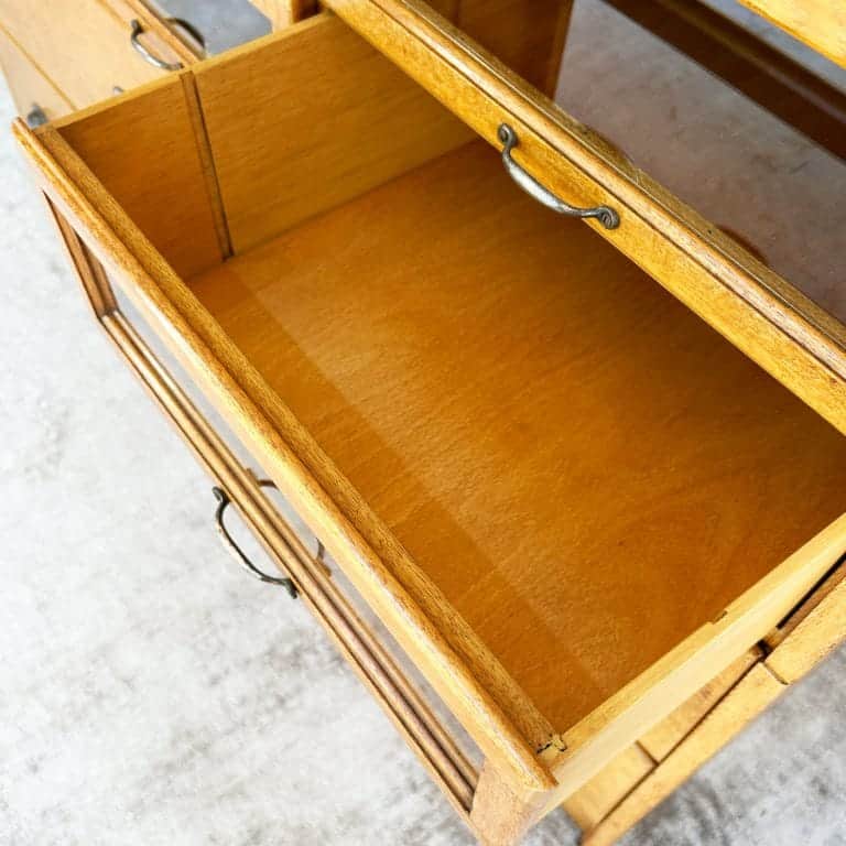 Large Vintage Oak Haberdashery Unit / Bank of Drawers