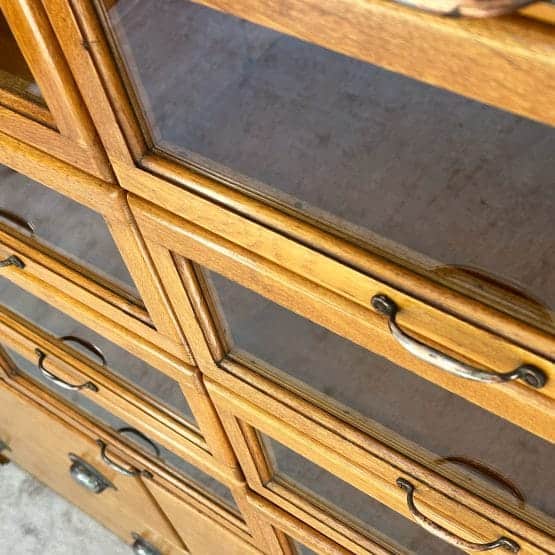 Large Vintage Oak Haberdashery Unit / Bank of Drawers