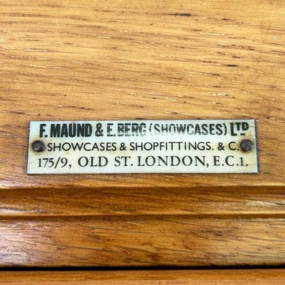 Large Vintage Oak Haberdashery Unit / Bank of Drawers