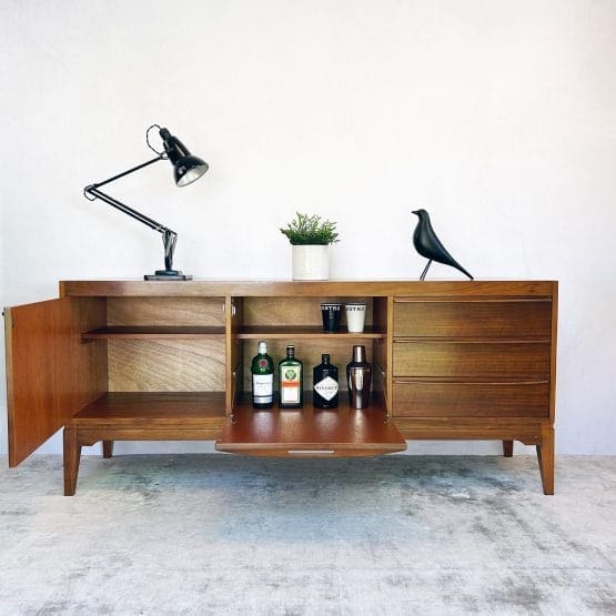 Mid Century 1960s Rosewood Sideboard / Drinks Cabinet
