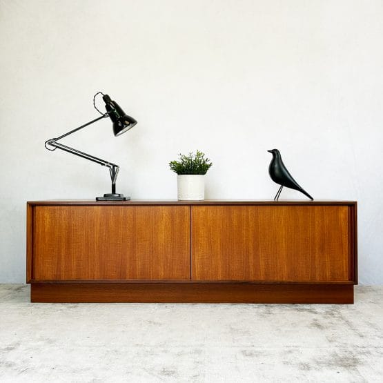 Mid Century G-plan Form 5 Low Teak Media Unit / Sideboard