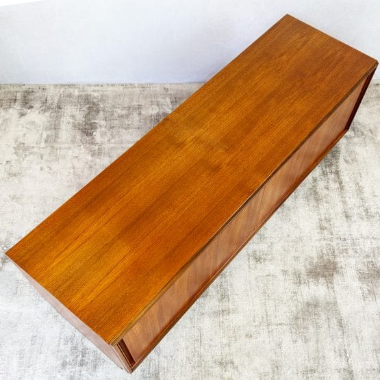 Mid Century G-plan Form 5 Low Teak Media Unit / Sideboard