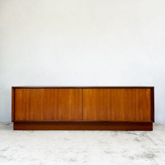 Mid Century G-plan Form 5 Low Teak Media Unit / Sideboard