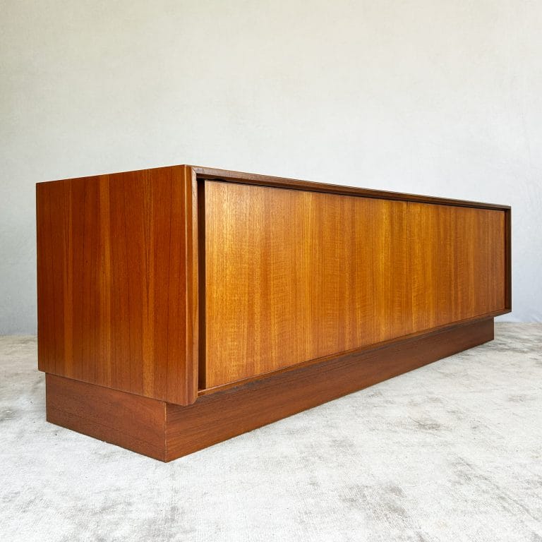 Mid Century G-plan Form 5 Low Teak Media Unit / Sideboard